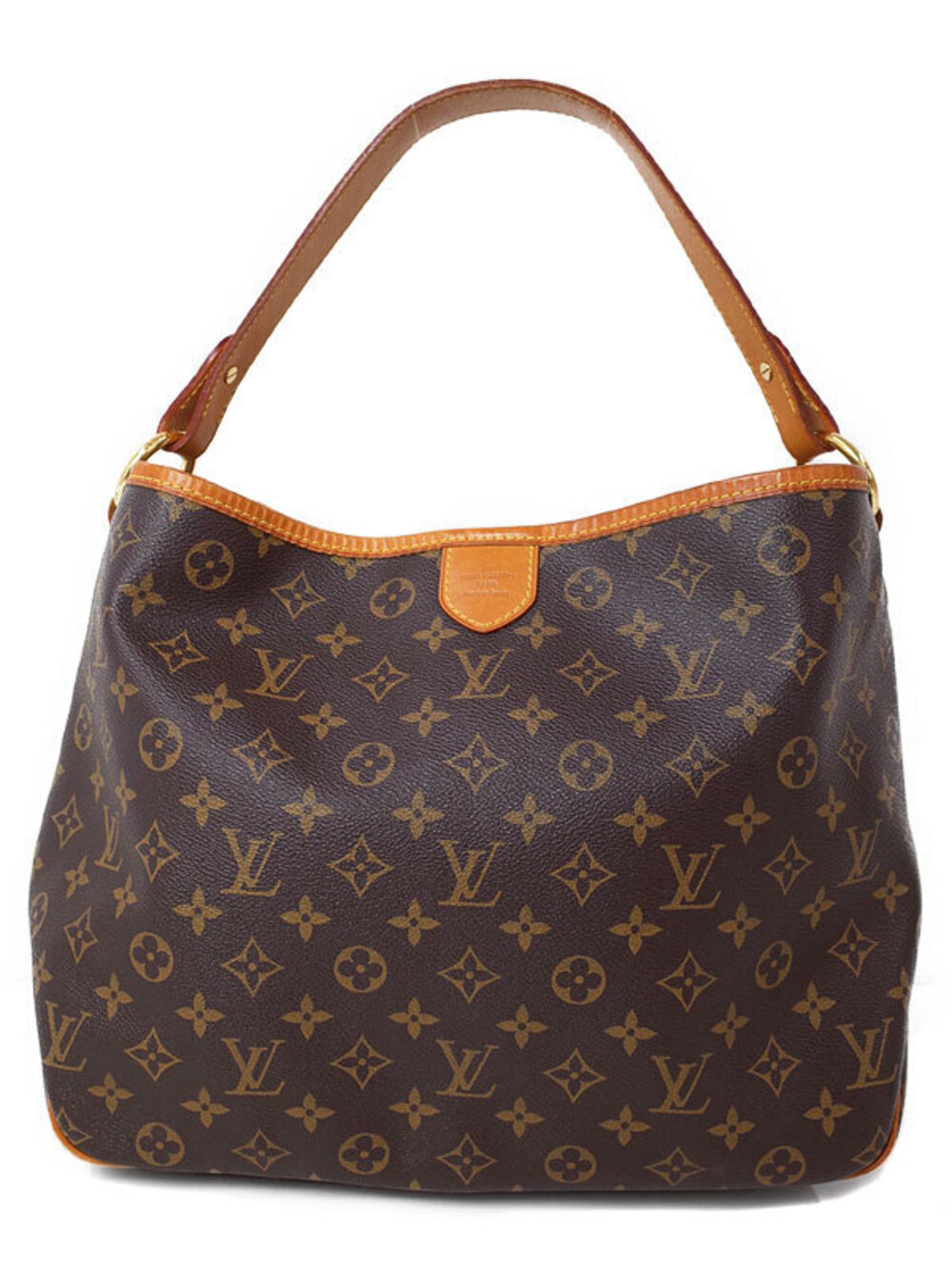 Louis Vuitton Monogram Delightful Hobo Shoulder Bag Canvas Leather Brown